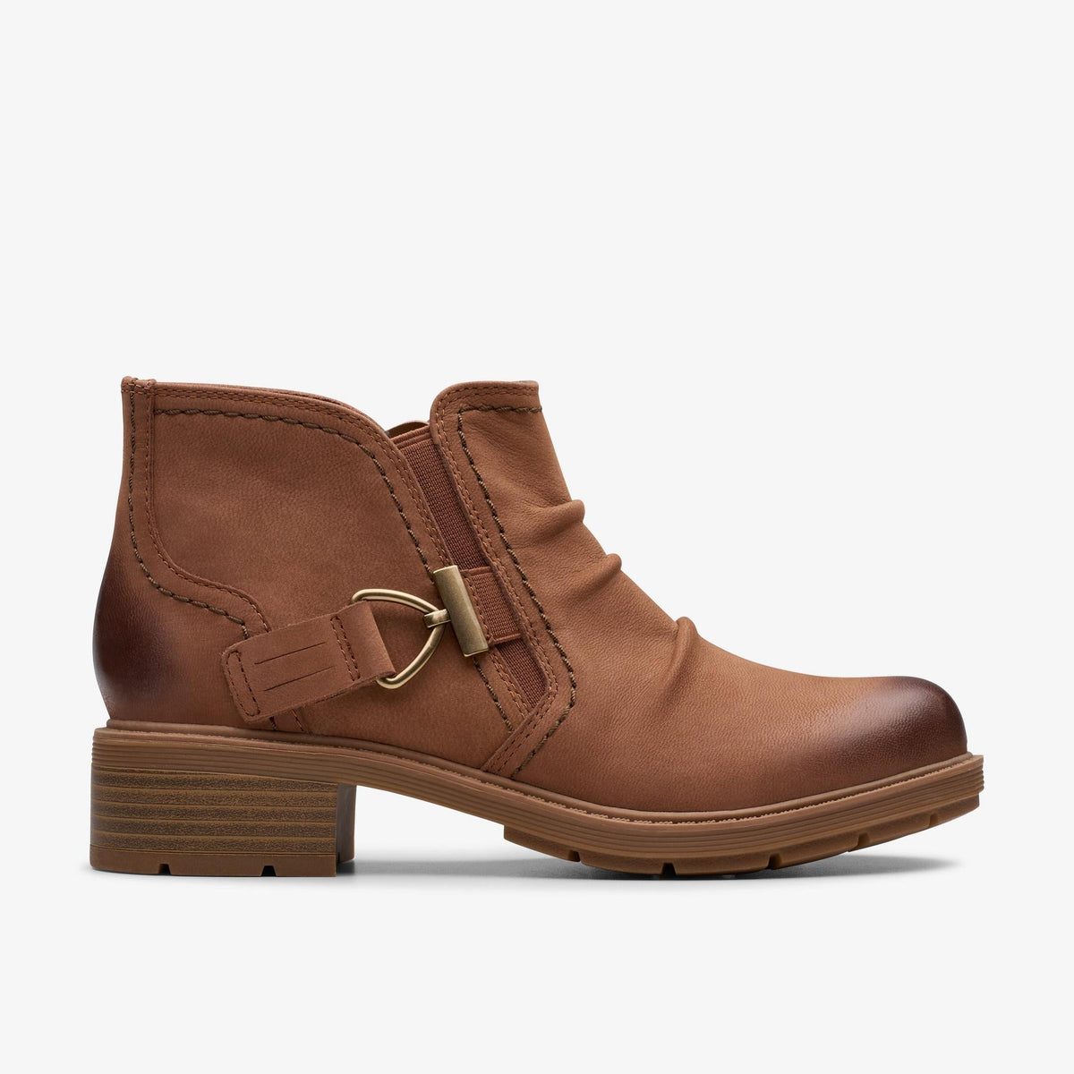 Clarks Hearth Clara Women's Tan Nubuck 26181005