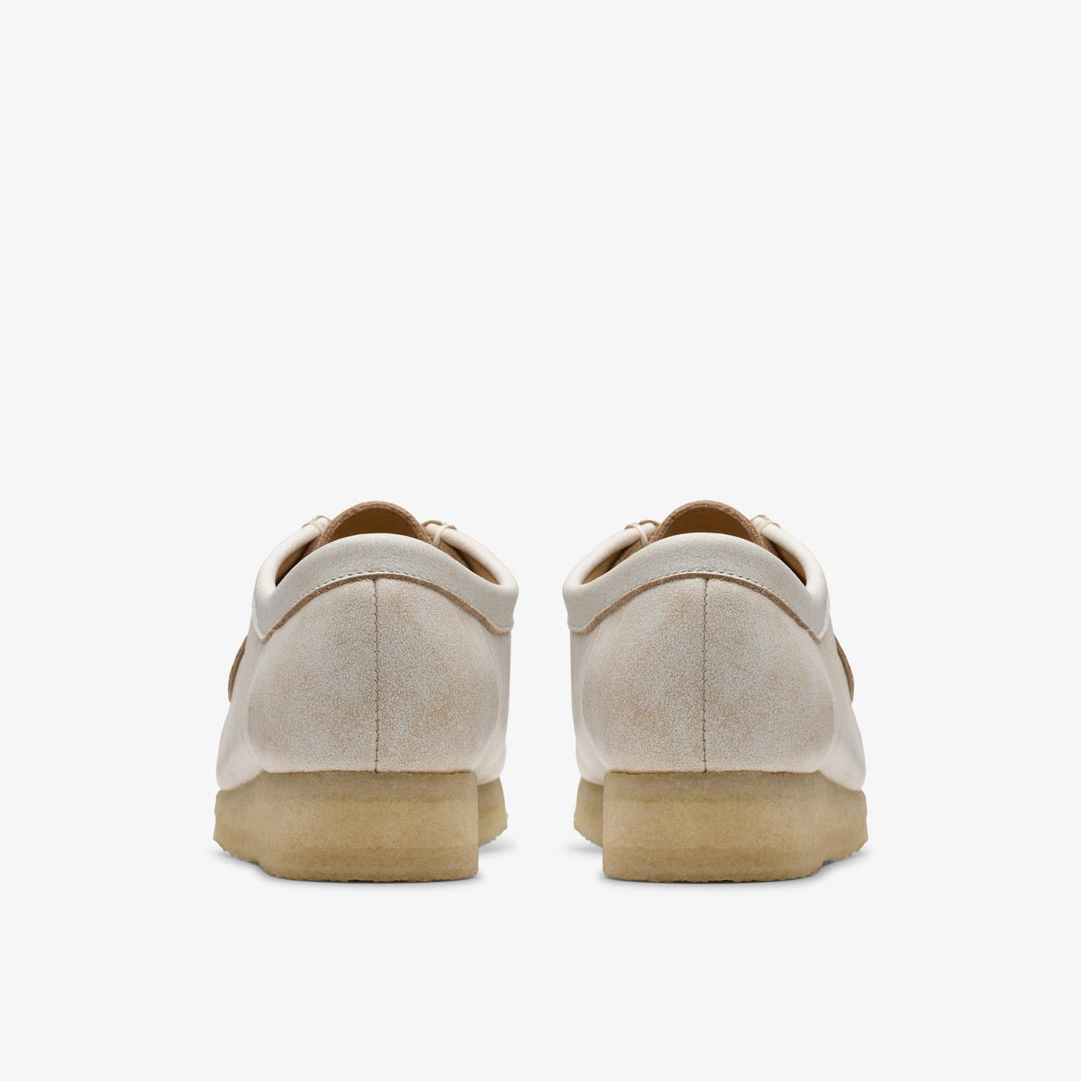 Clarks Originals Wallabee Women's White Leather 26181115 — detail view