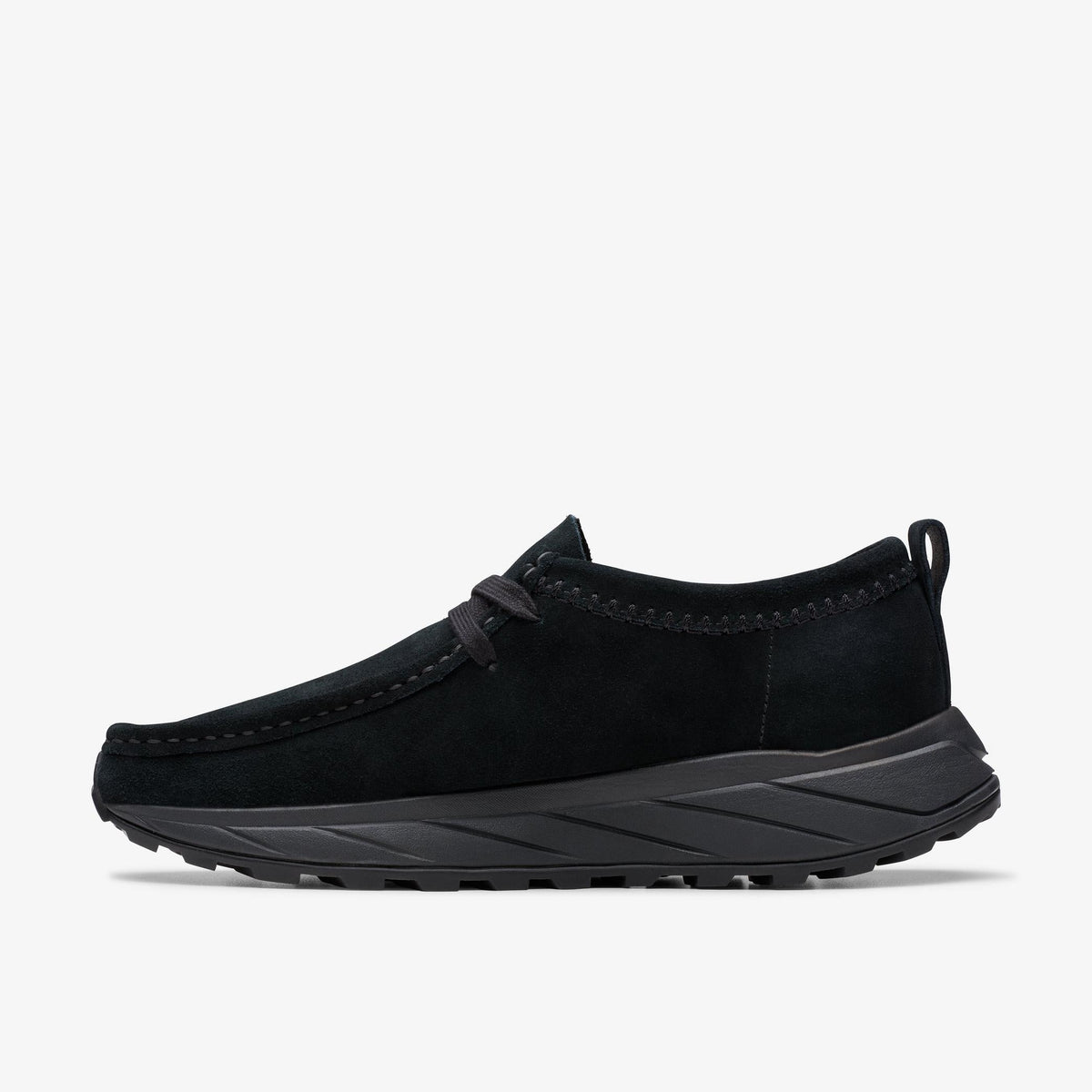 Clarks Walla Eden Lo Men's Black/Black Suede 26181120 — side view