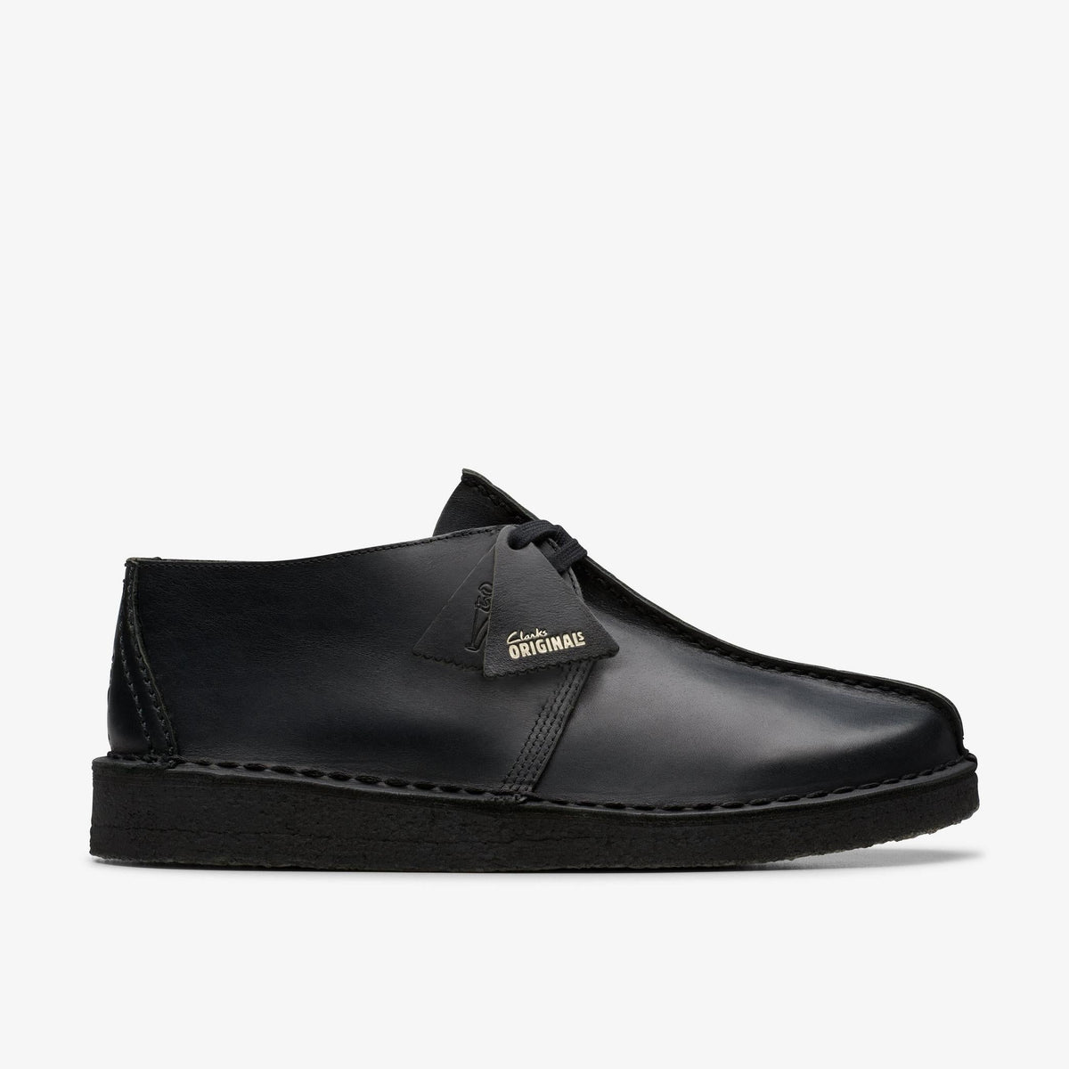 Clarks Originals Desert Trek Men's Black Smooth Leather 26181135