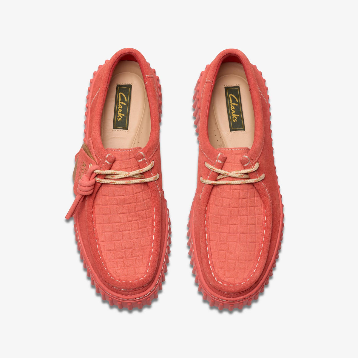 Clarks Torhill Bee Women's Coral Suede 26181187 — top view