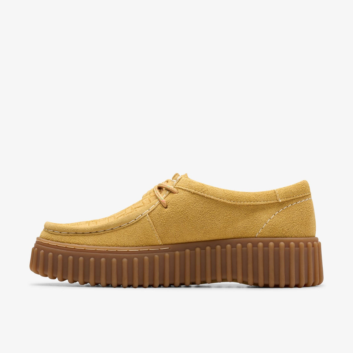 Clarks Torhill Bee Women's Golden Tan Suede 26181188 — side view