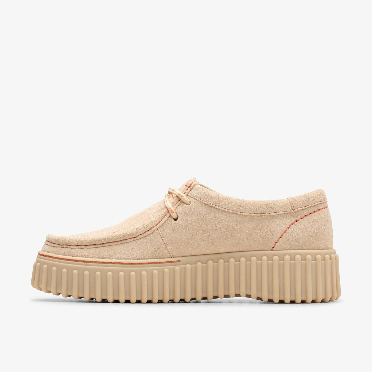 Clarks Torhill Bee Women's Ecru Suede 26181191 — side view