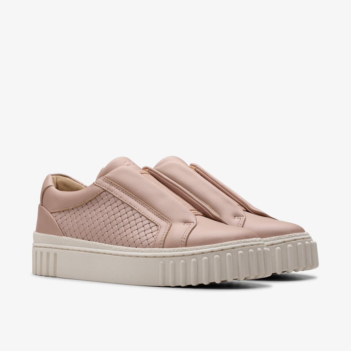 Clarks Mayhill Bay Women's Light Pink Leather 26181206 — sole view