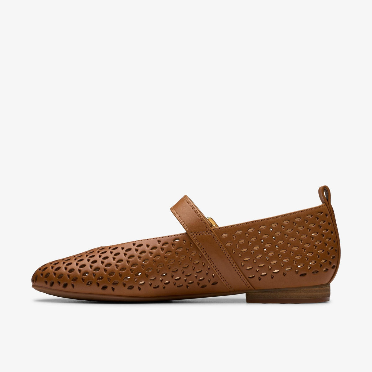 Clarks Fawna Jane Women's Tan Leather 26181228 — side view