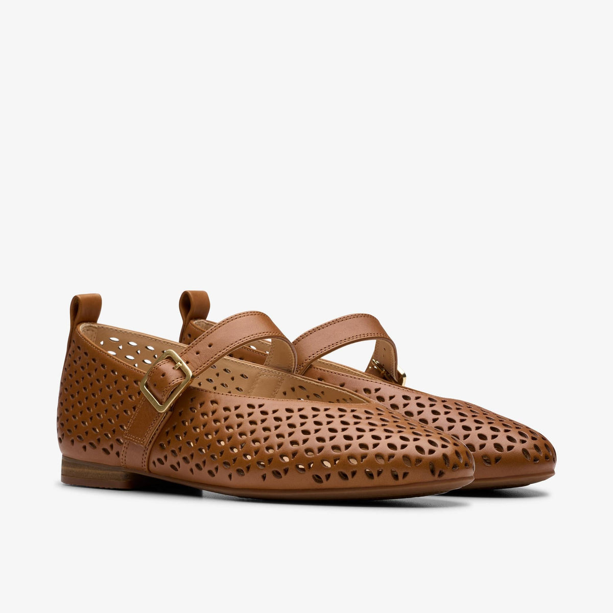 Clarks Fawna Jane Women's Tan Leather 26181228 — sole view