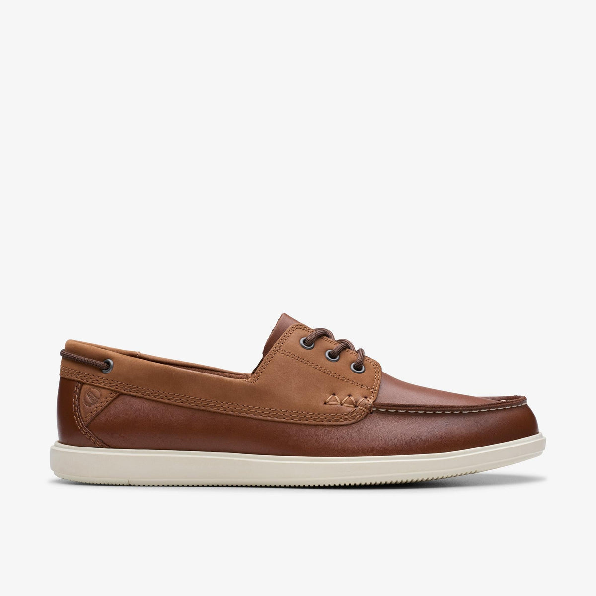 Clarks Bratton Boat Men's Dark Tan Leather 26181273