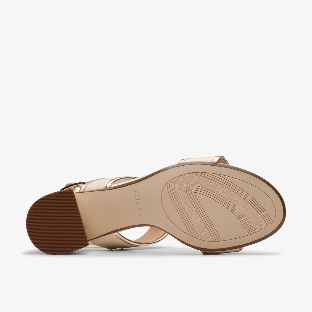 Clarks Ezoria Sling Women's Cream Multi 26181301 — rear view