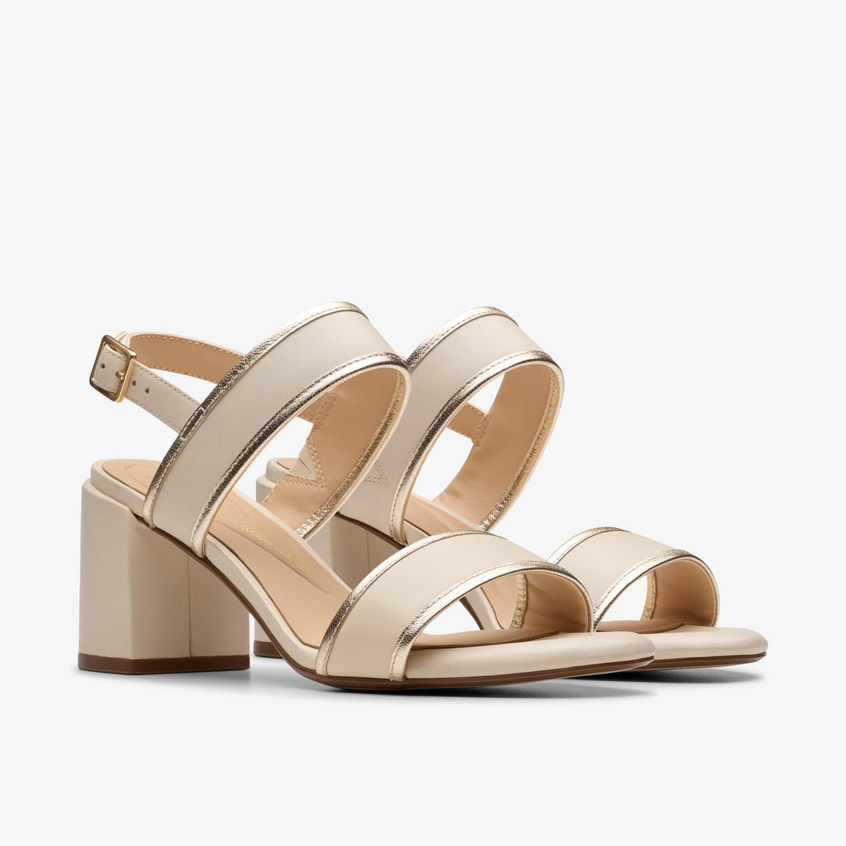 Clarks Ezoria Sling Women's Cream Multi 26181301 — sole view