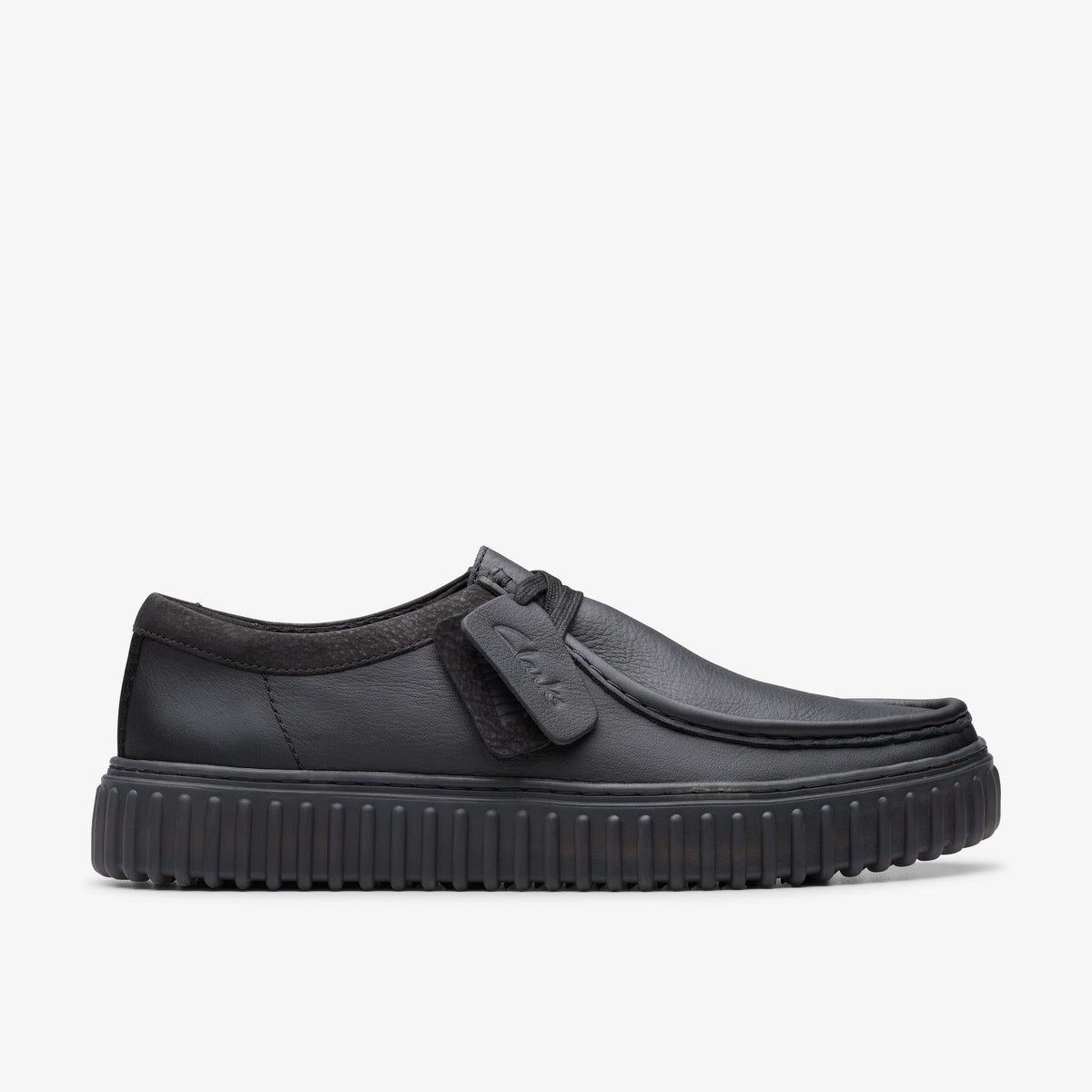 Clarks Torhill Lo Men's Black Leather 26181385