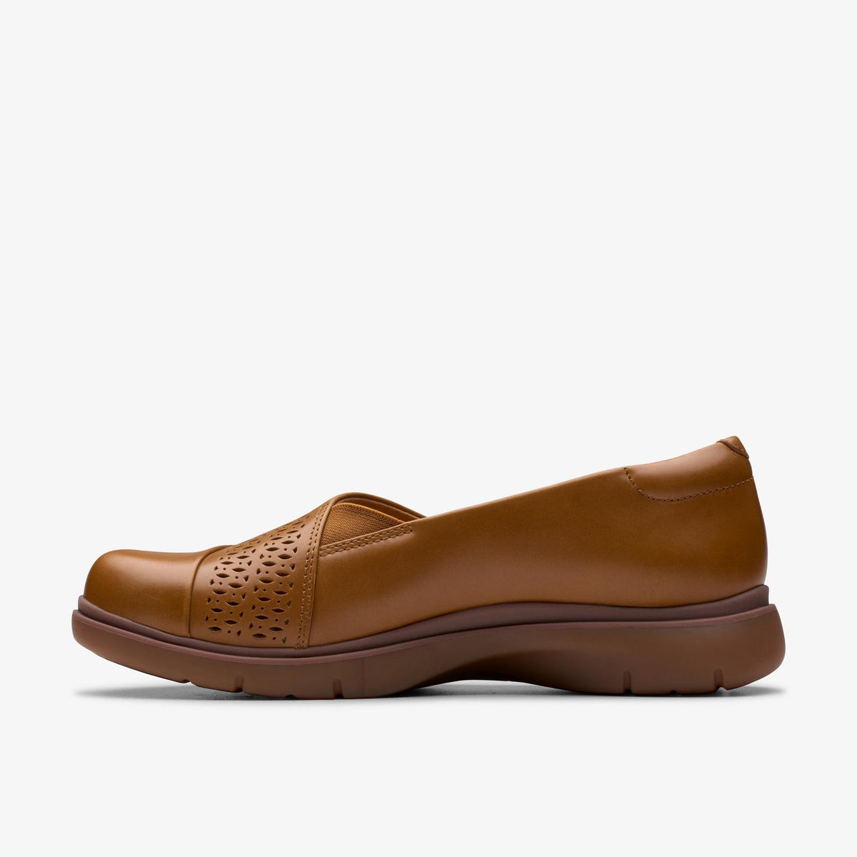 Clarks Certina Edge Women's Tan Leather 26181431 — side view