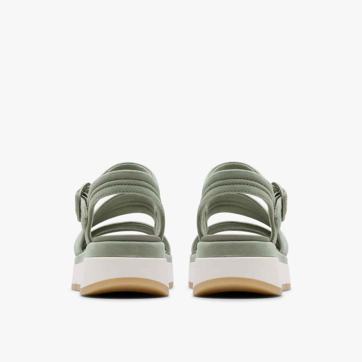 Clarks Tuscan Strap Women's Light Green Suede 26181474 — detail view