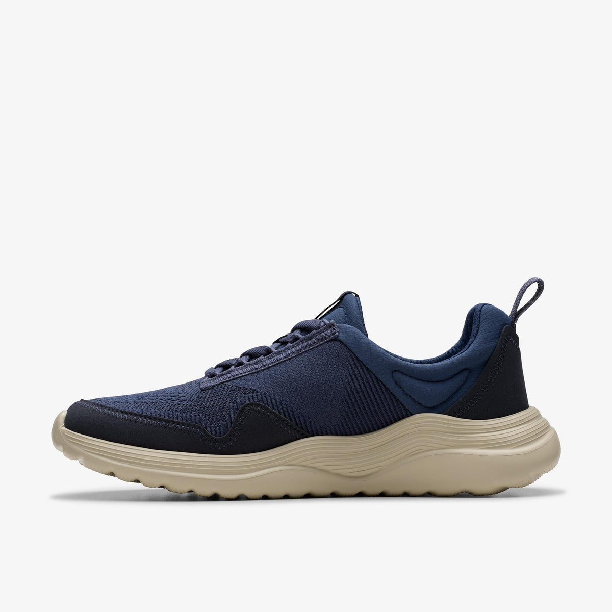 Clarks Lt 360 Lo Men's Navy Combination 26181639 — side view