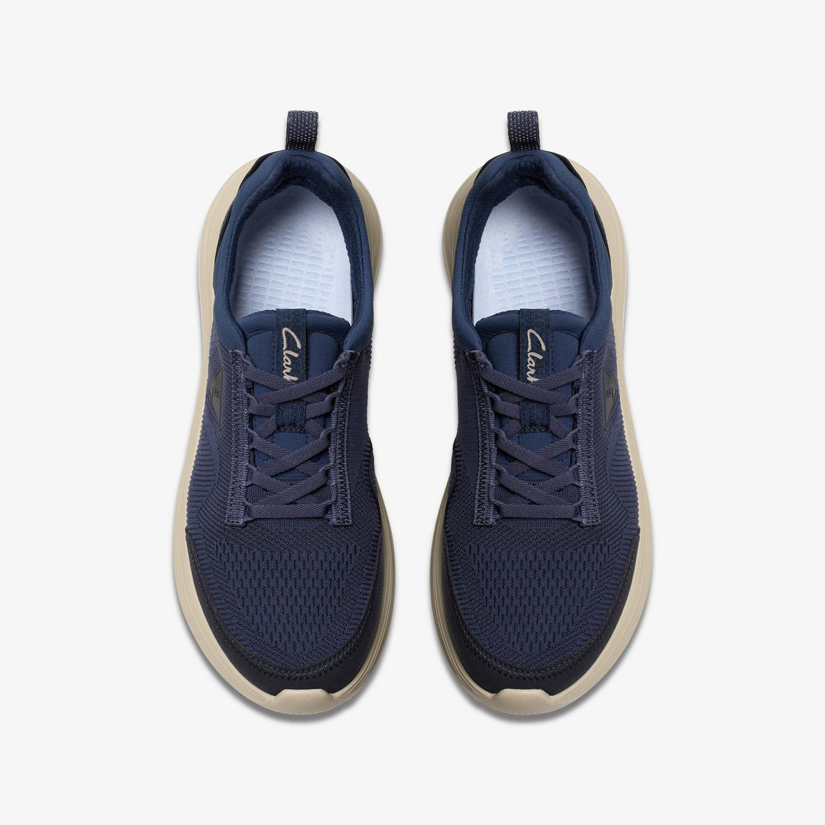 Clarks Lt 360 Lo Men's Navy Combination 26181639 — top view