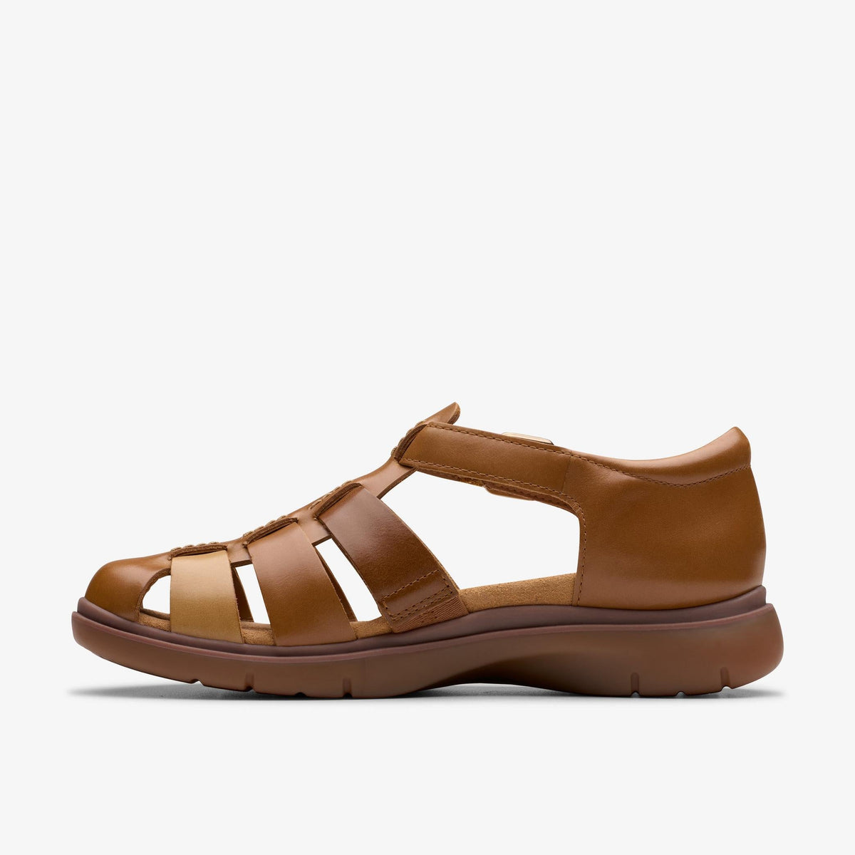 Clarks Certina Sun Women's Dark Tan Combi 26181888 — side view