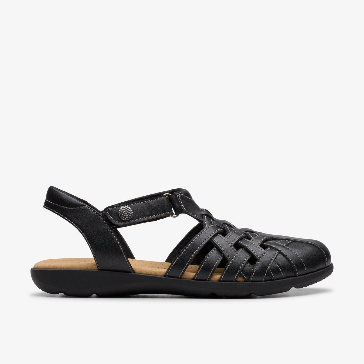 Clarks Elizabelle Mia Sandal Women's Balck Leather 26181905