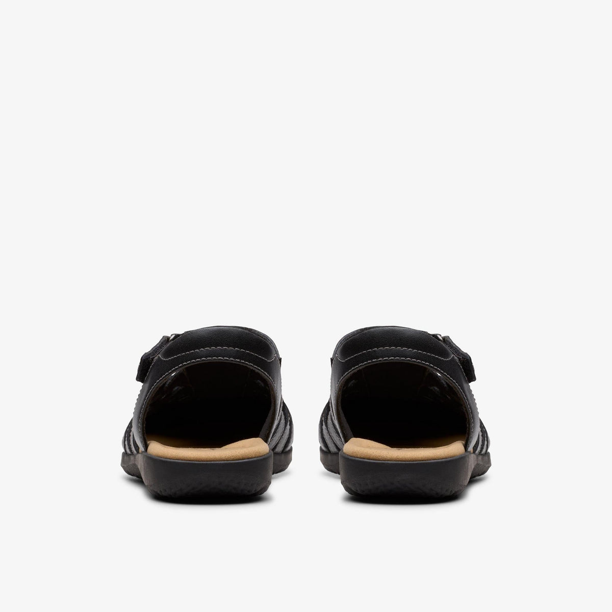 Clarks Elizabelle Mia Sandal Women's Balck Leather 26181905 — detail view