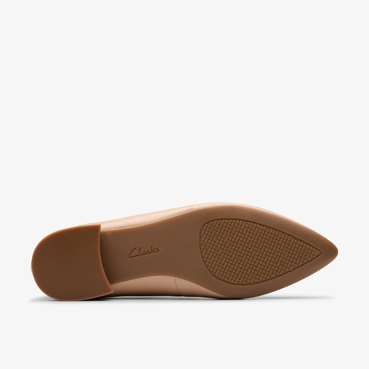 Clarks Natalyn Lane Women's Beige Leather 26181928 — rear view