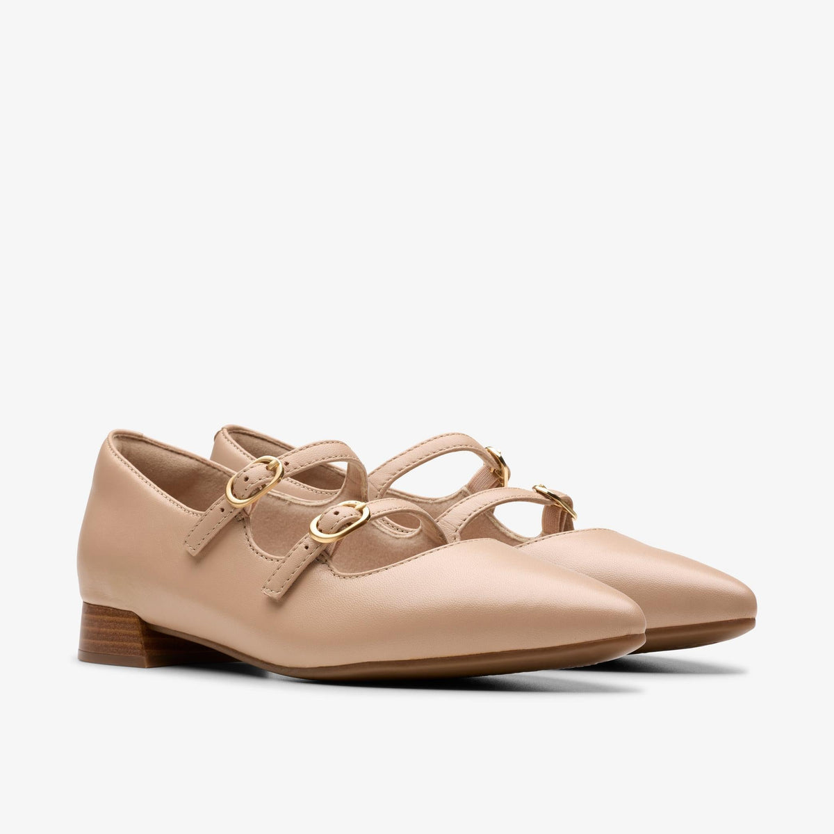 Clarks Natalyn Lane Women's Beige Leather 26181928 — sole view