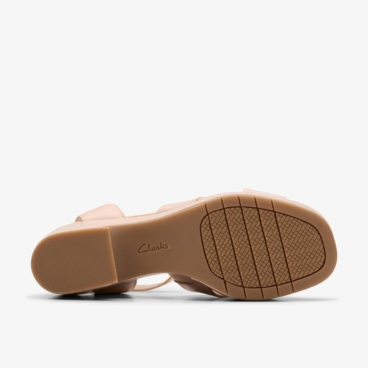 Clarks Nerisa Pearl Women's Beige Leather 26181931 — rear view