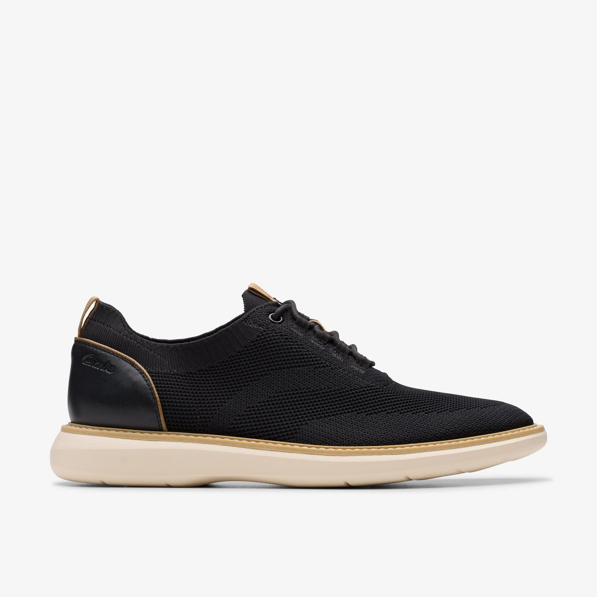 Clarks Brantin Knit Men's Black Knit Textile 26181963