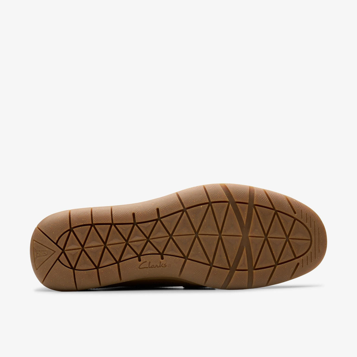 Clarks Flexway Band Men's Beeswax Suede 26181971 — rear view