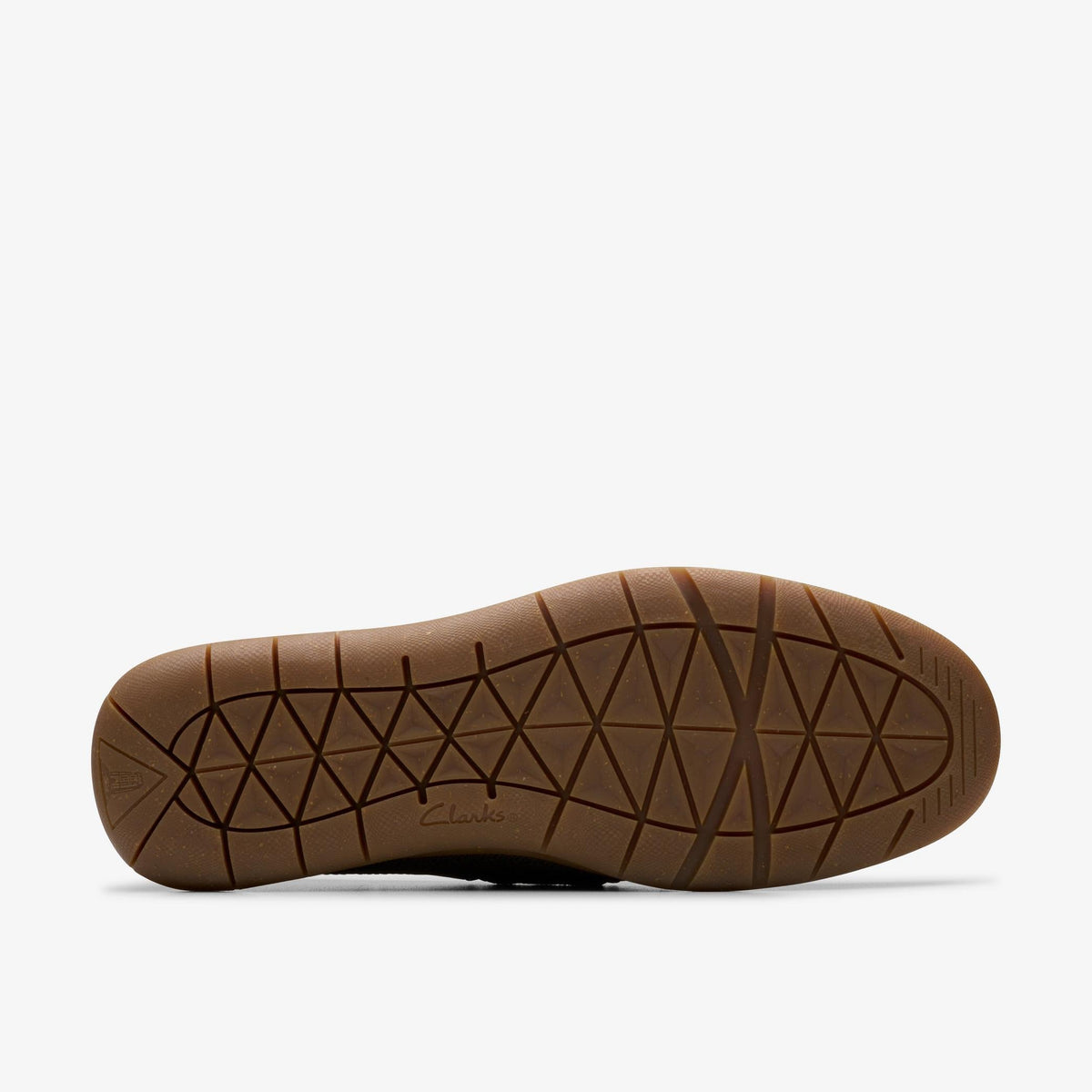 Clarks Flexway Tie Men's Beeswax 26181977 — rear view