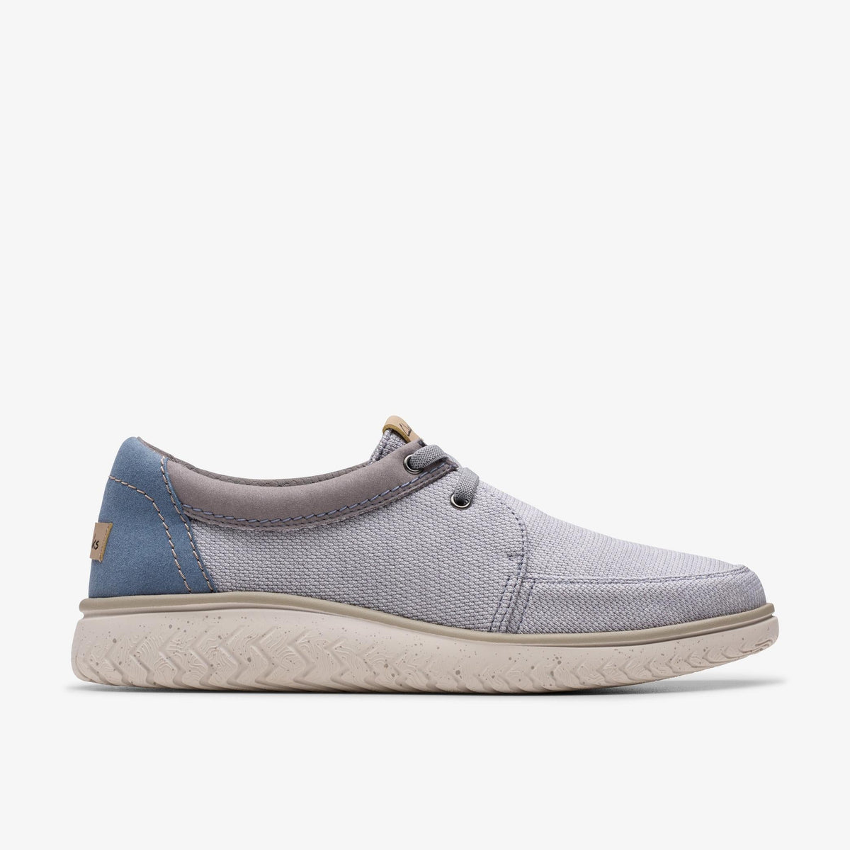 Clarks Relaxlite Lace Men's Light Grey Textile 26181995