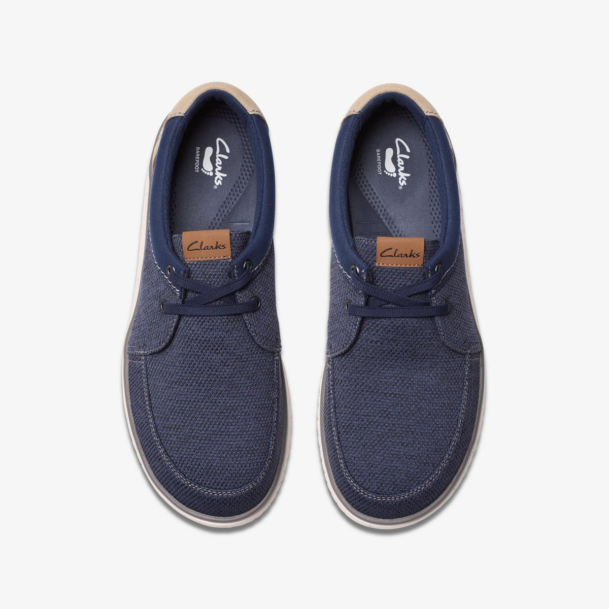 Clarks Relaxlite Lace Men's Navy Combi 26181996 — top view