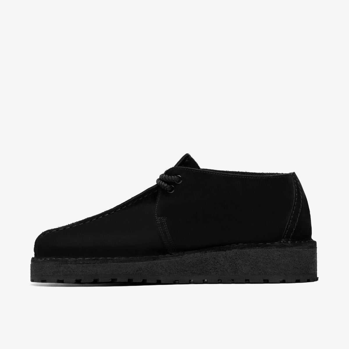Clarks Originals Trek Scout Men's Black Nubuck 26182501 — side view