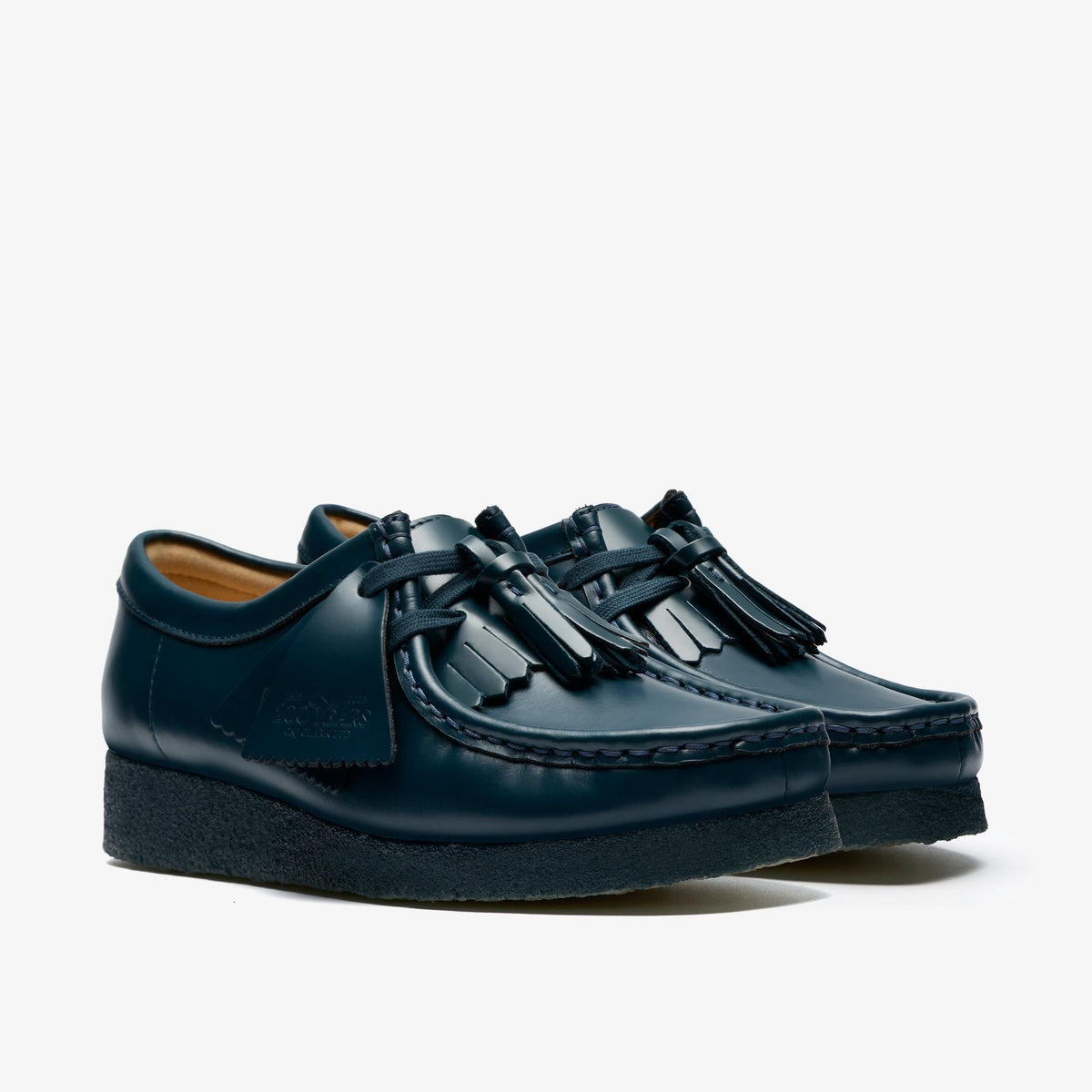 Clarks Originals Wallabee Women's Dark Teal Leather 26182746 — sole view