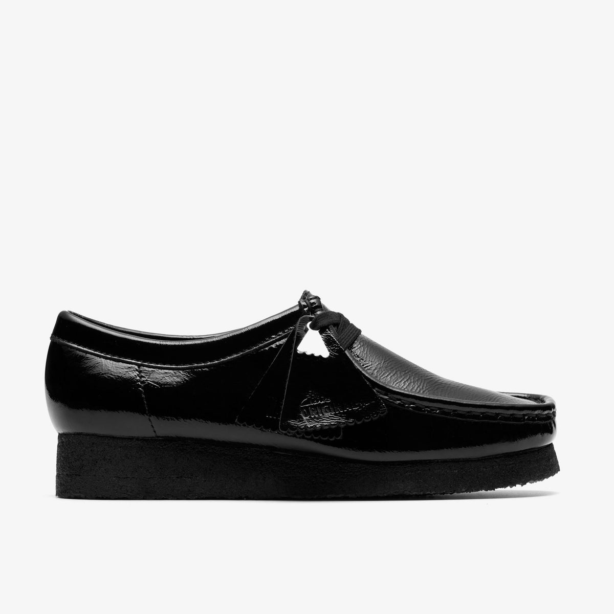 Clarks Originals Wallabee Women's Black Patent Leather 26182760