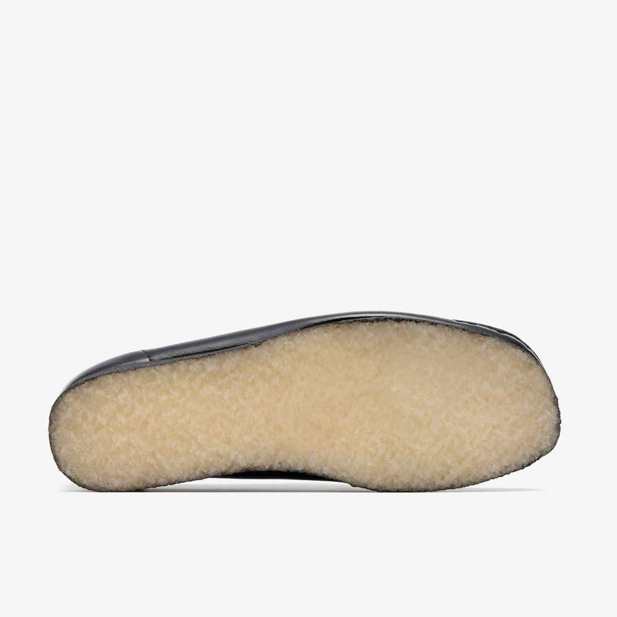 Clarks Originals Wallabee Women's Black Pat Patent Leather 26182760 — rear view
