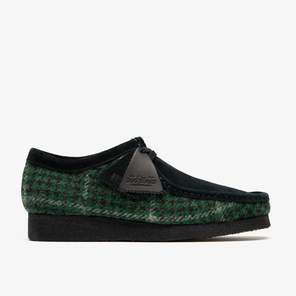 Clarks Originals Wallabee Men's Green Tweed Combination Textile 26182790