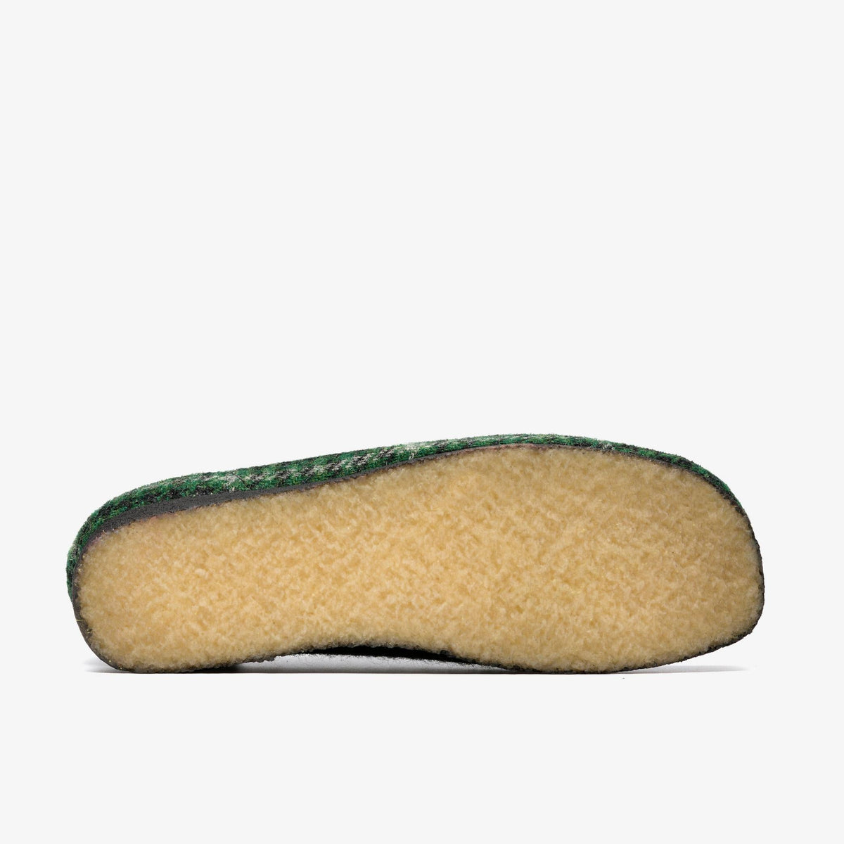 Clarks Originals Wallabee Men's Green Tweed Combination Textile 26182790 — rear view