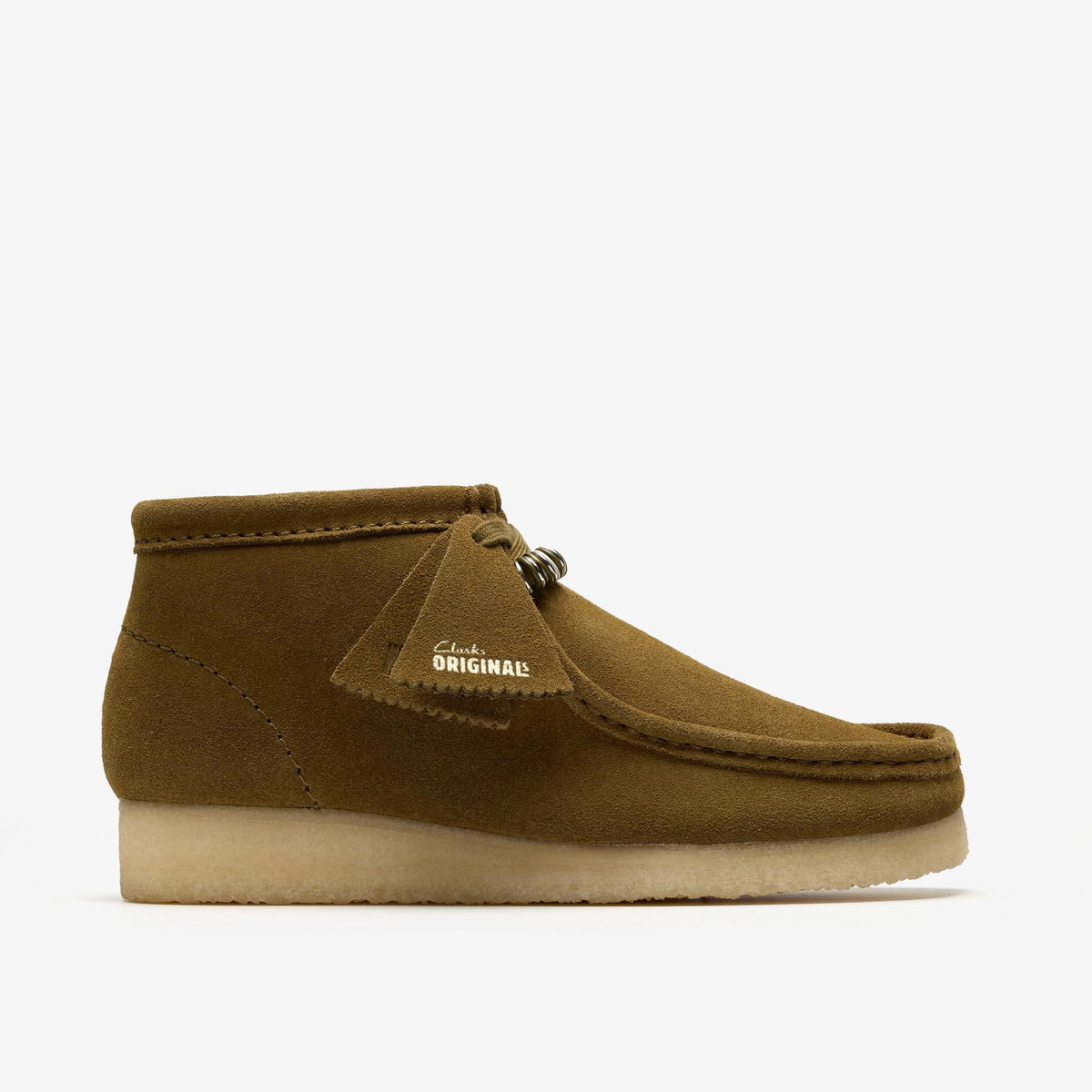 Clarks Originals Wallabee Boot Women's Green Suede 26182801