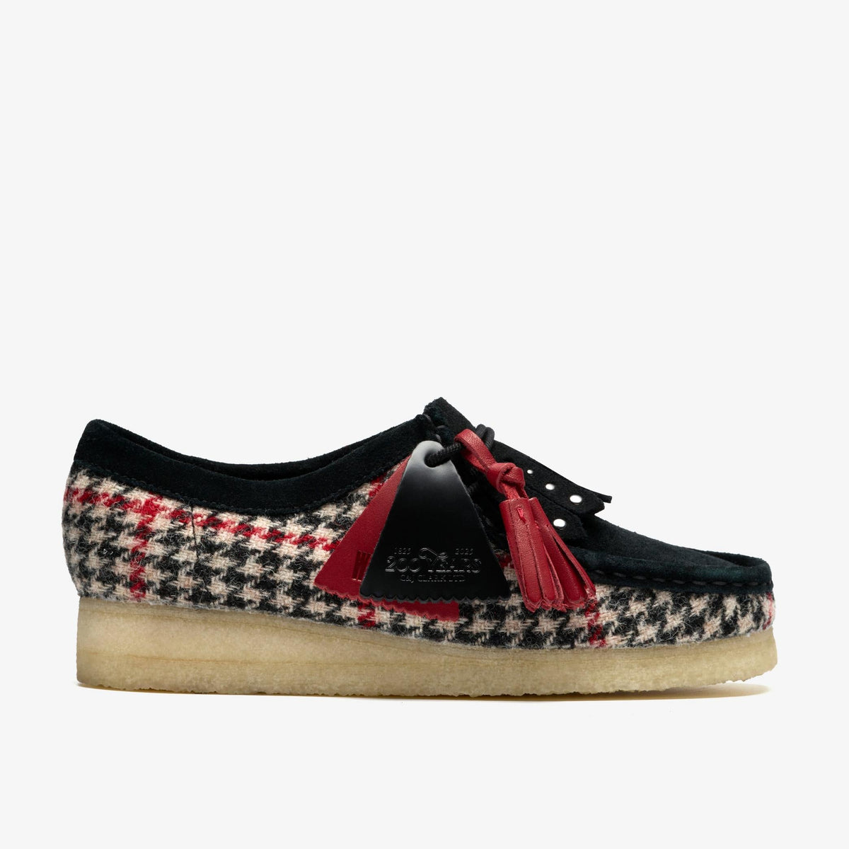 Clarks Originals Wallabee Women's Black Tweed Combi Textile 26182802