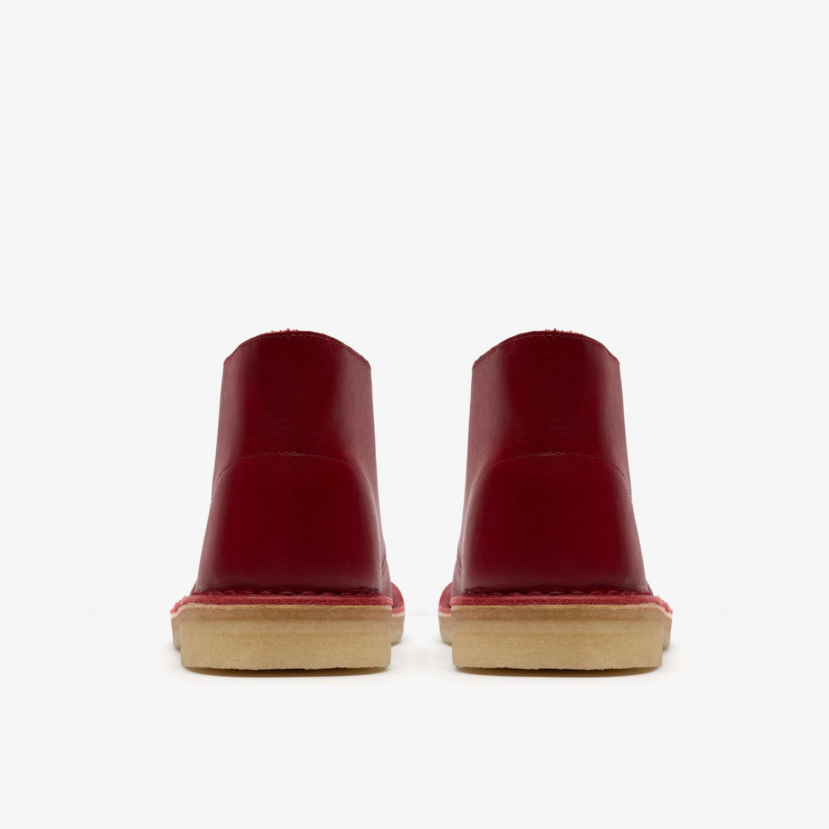 Clarks Originals Desert Boot Men's Dark Red Leather 26182825 — detail view