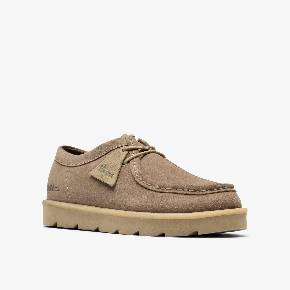 Clarks Meare Walla Men's Smoke Grey Suede 26182841 — sole view