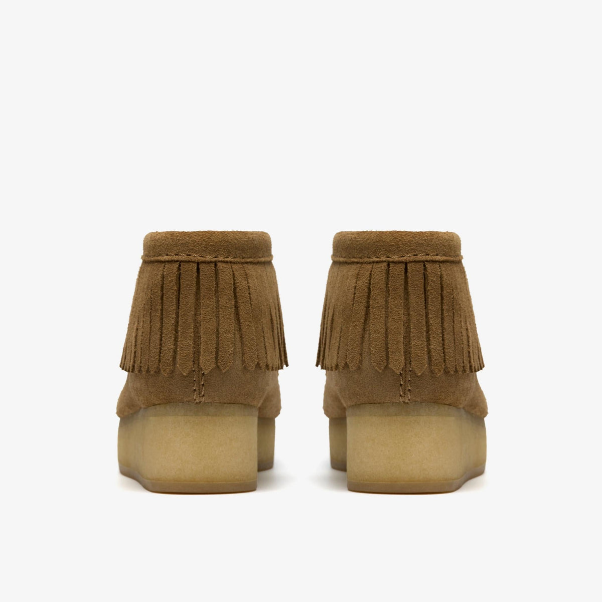 Clarks Wb Wedge Fringe Women's Light Tan 26182855 — detail view
