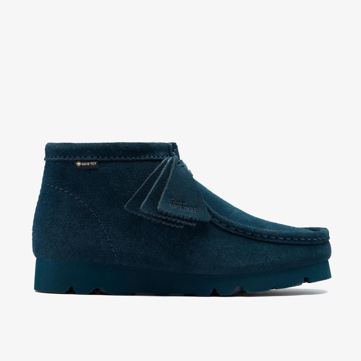 Clarks Originals Wallabeebt GTX Women's Dark Teal Suede 26183070