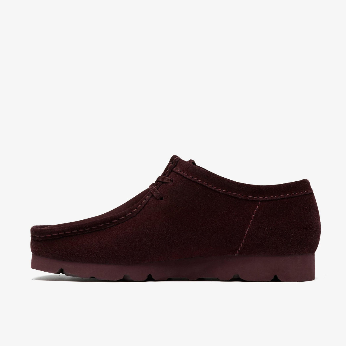 Clarks Originals Wallabee Gore-Tex Men's Purple Grape Suede 26183073 — side view