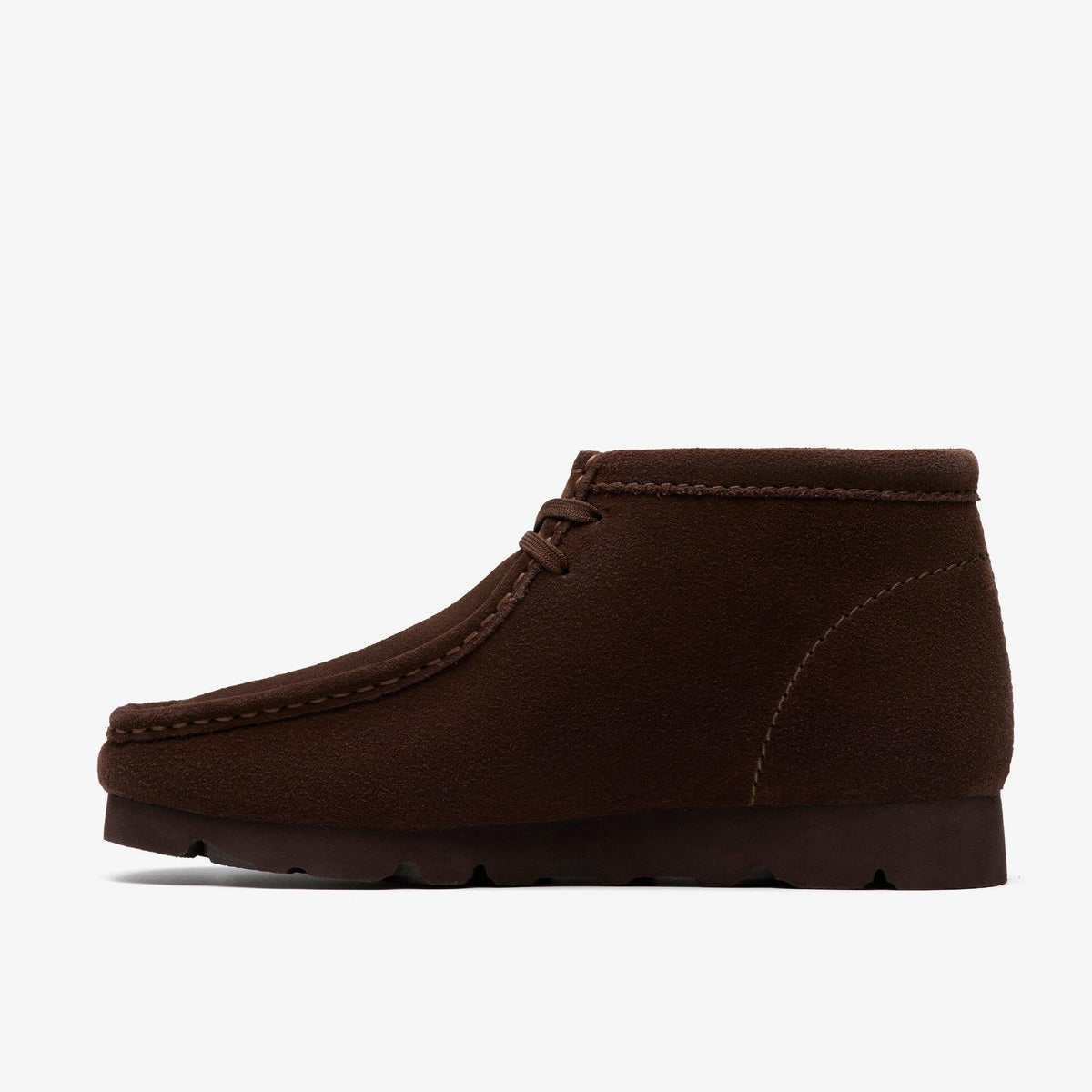 Clarks Originals Wallabee Boot Gore-Tex Men's Dark Brown Suede 26183075 — side view