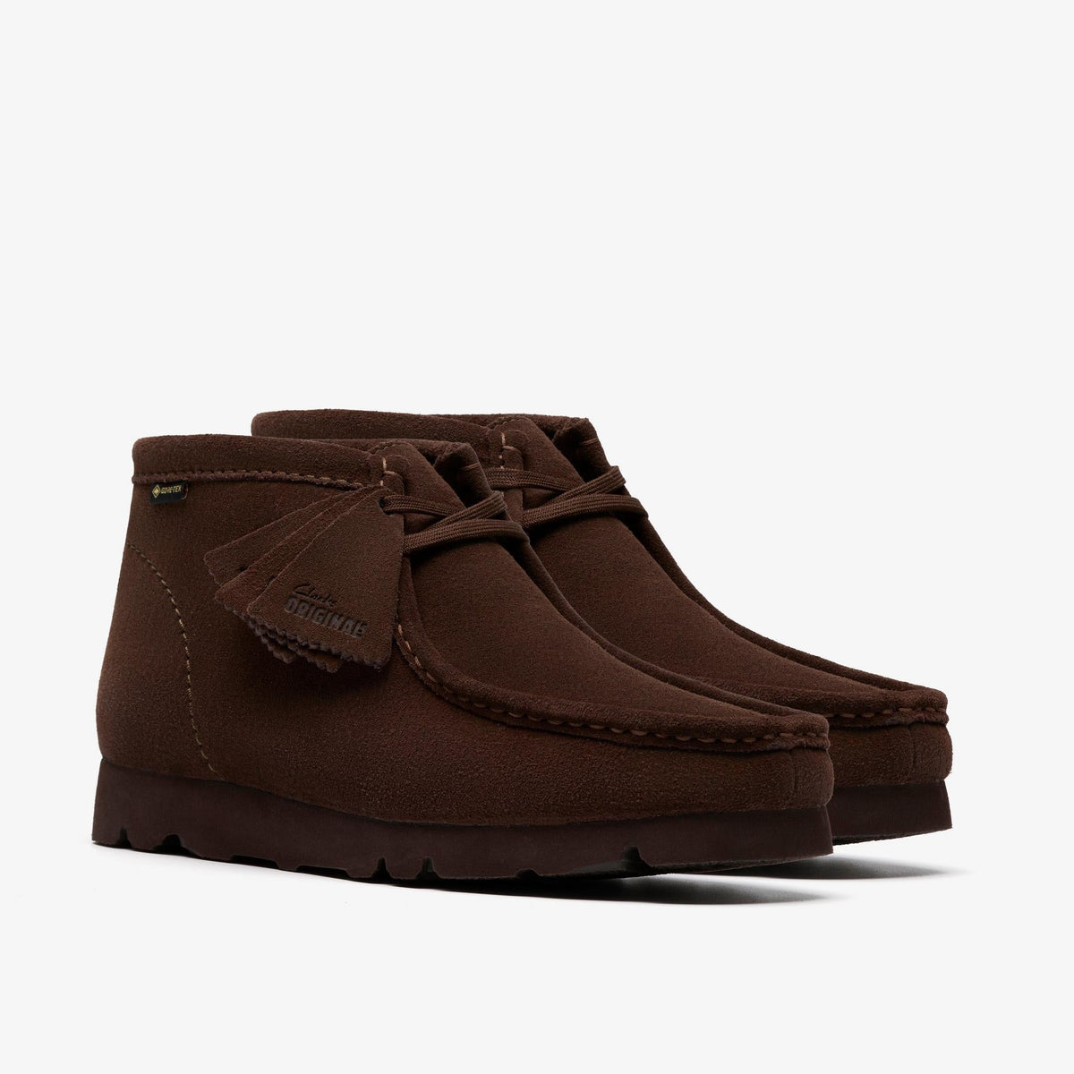 Clarks Originals Wallabee Boot Gore-Tex Men's Dark Brown Suede 26183075 — sole view
