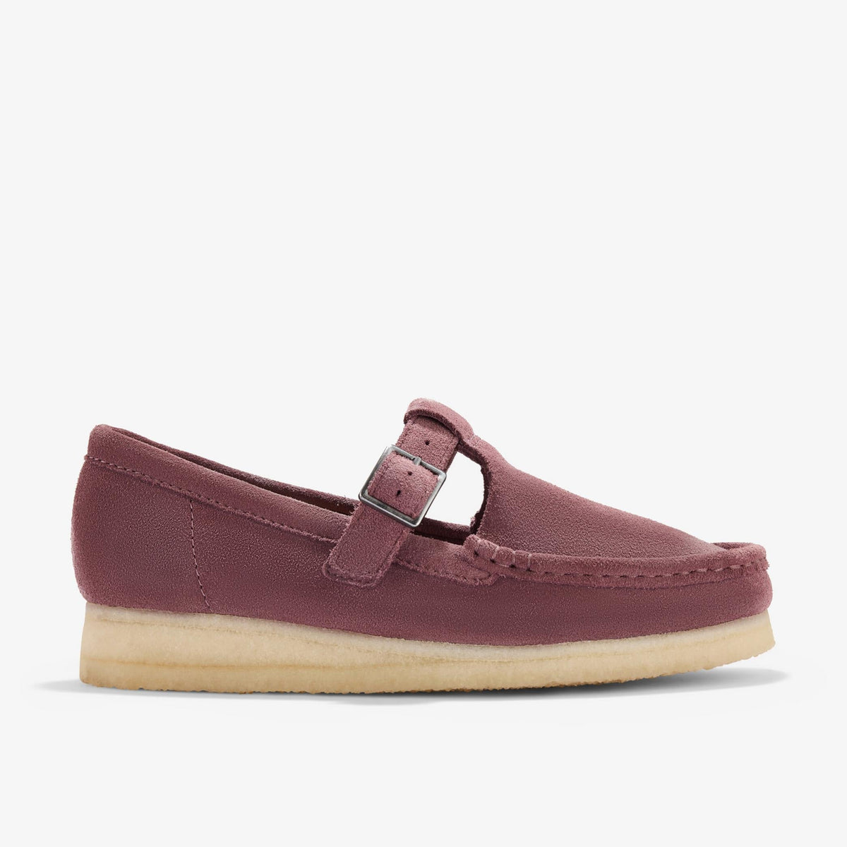 Clarks Originals Wallabee T Bar Women's Rose Brown Suede 26183077