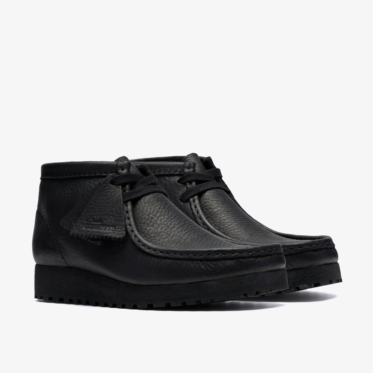 Clarks Walla Boot Rb. Women's Black/Black Leather 26183081 — sole view