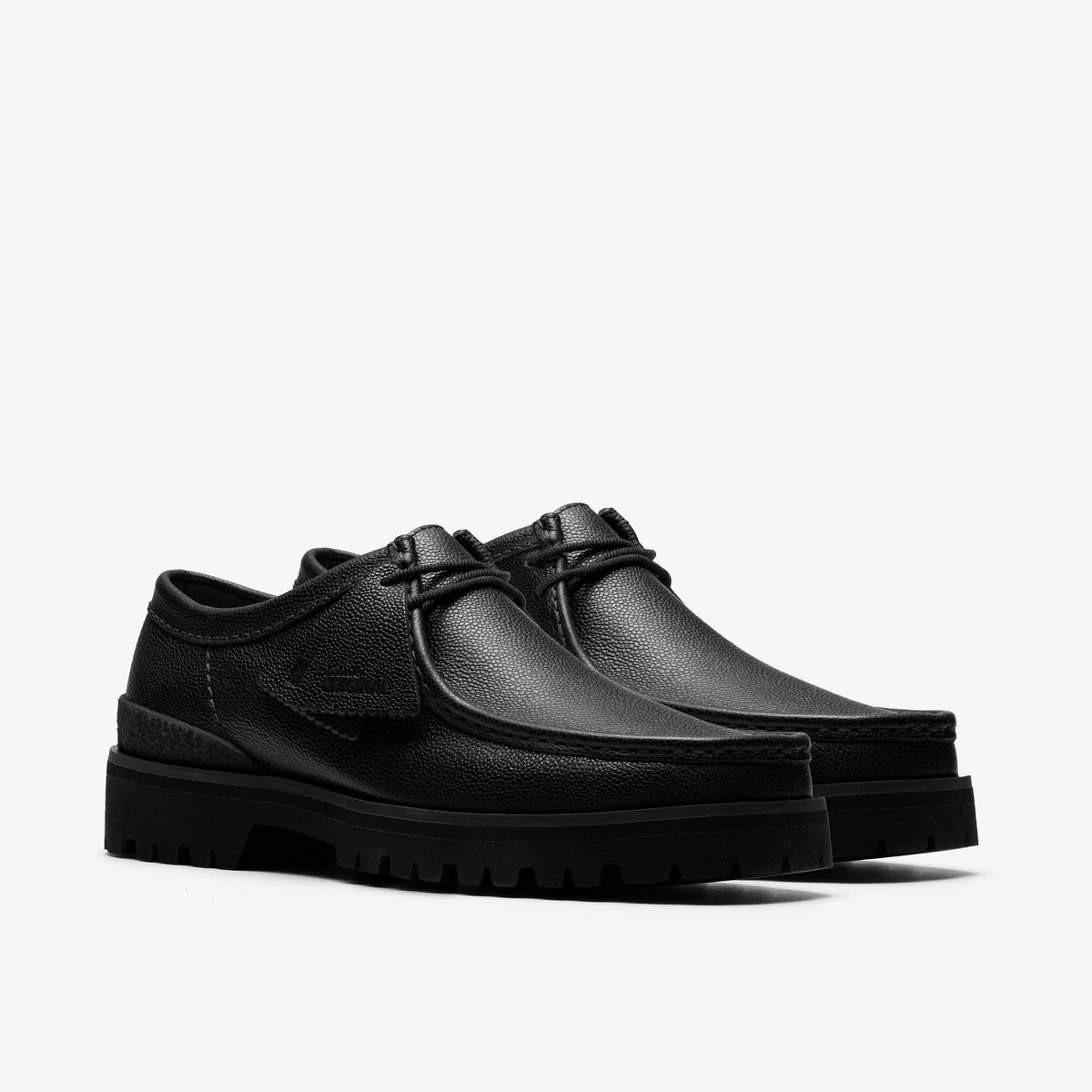 Clarks Walla Yukoner Men's Blk Scotch Grain 26183313 — sole view