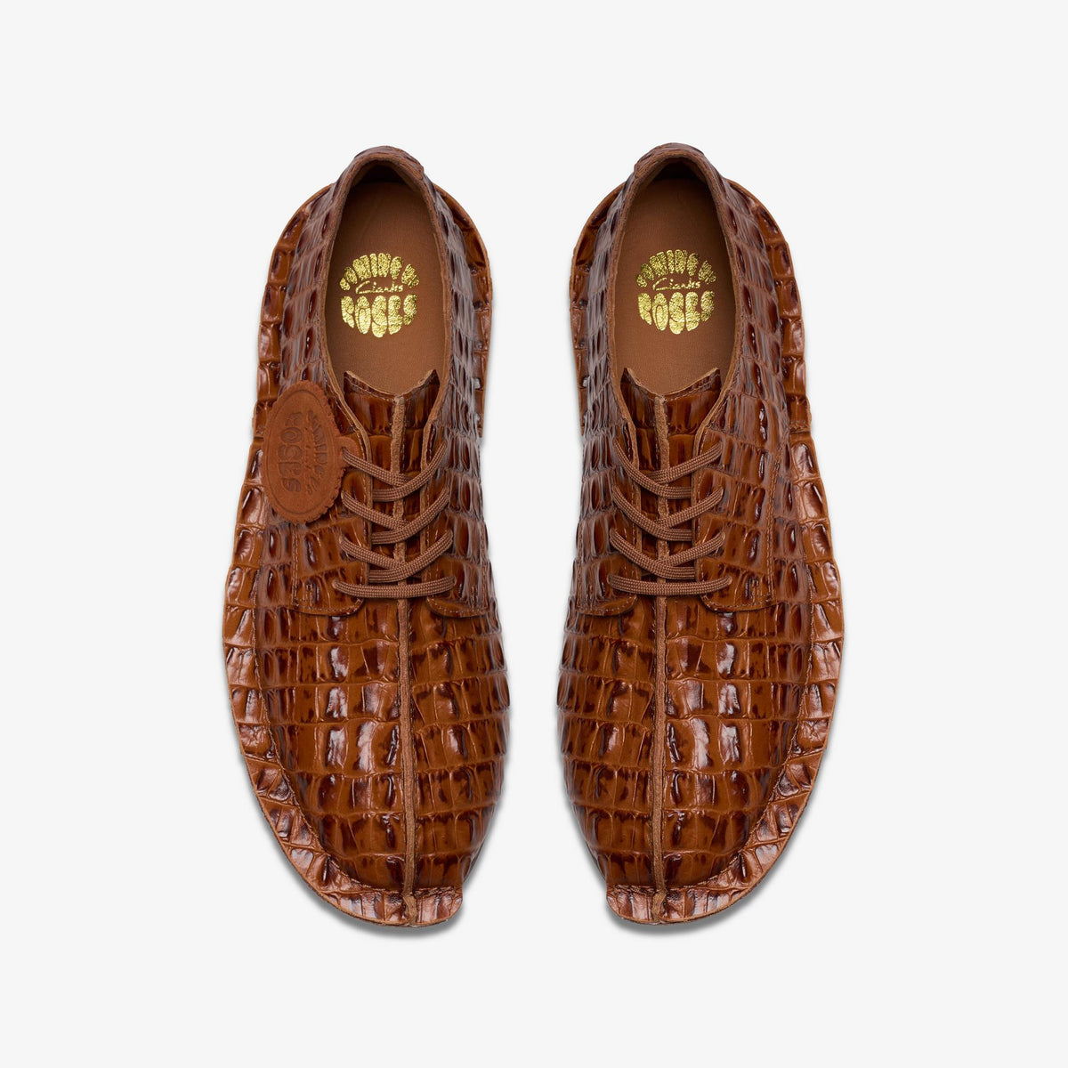 Clarks Originals x Martine Rose Derby Women's Tan Leather 26183326 — top view