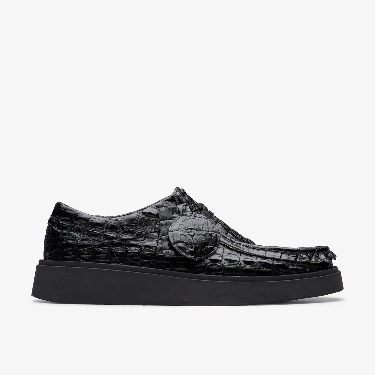 Clarks Originals x Martine Rose Torview Men's Black Croc Leather 26183329