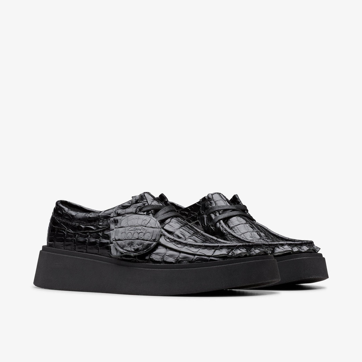 Clarks CUR MARTINE ROSE TORVIEW W Women's Black Leat 26183331 — sole view